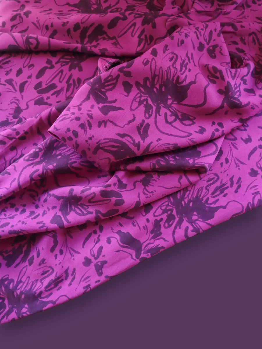 50x140 cm // Lydia Viscose Twill - Orchid