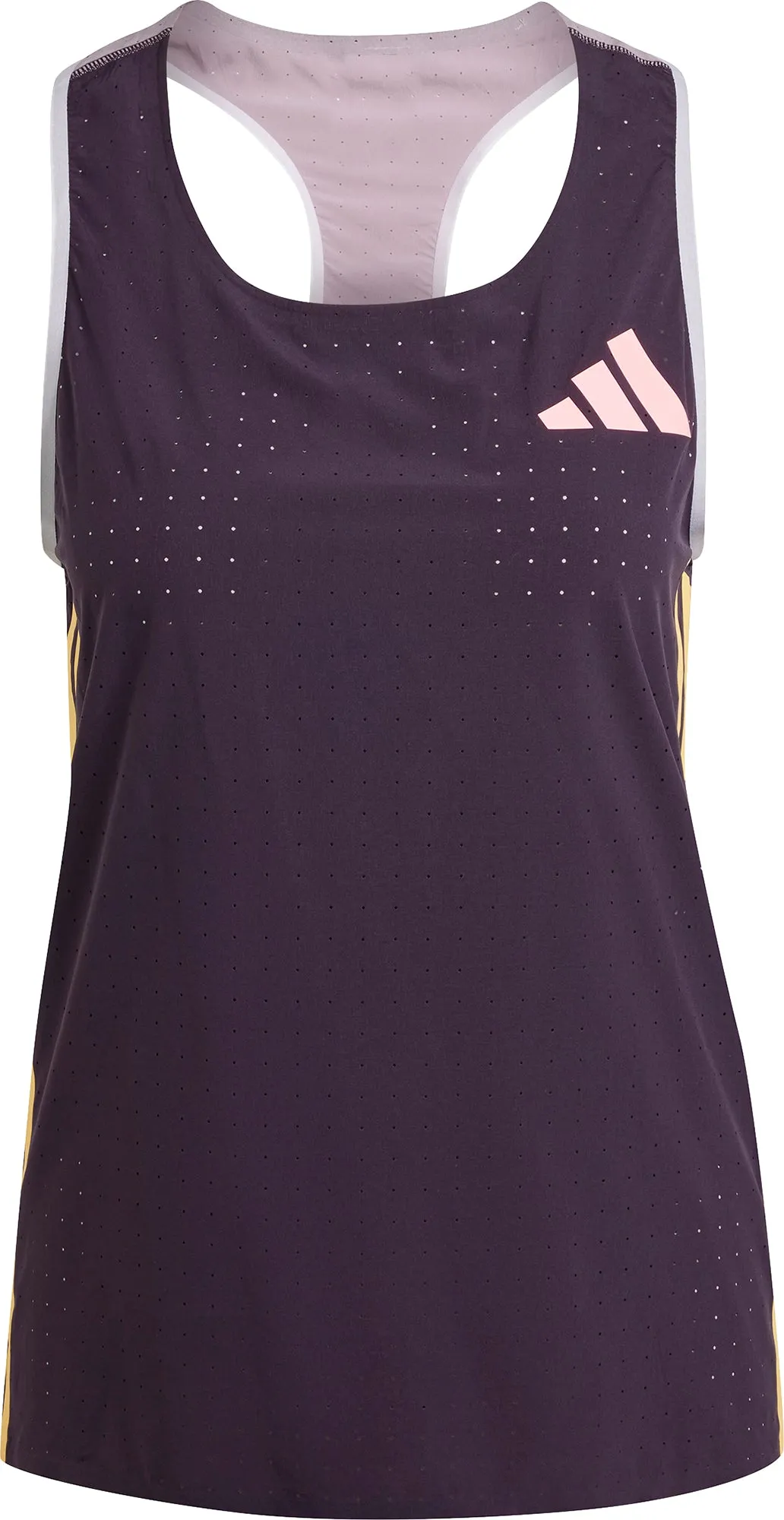 adidas Adizero Promo Womens Running Vest Tank Top - Purple