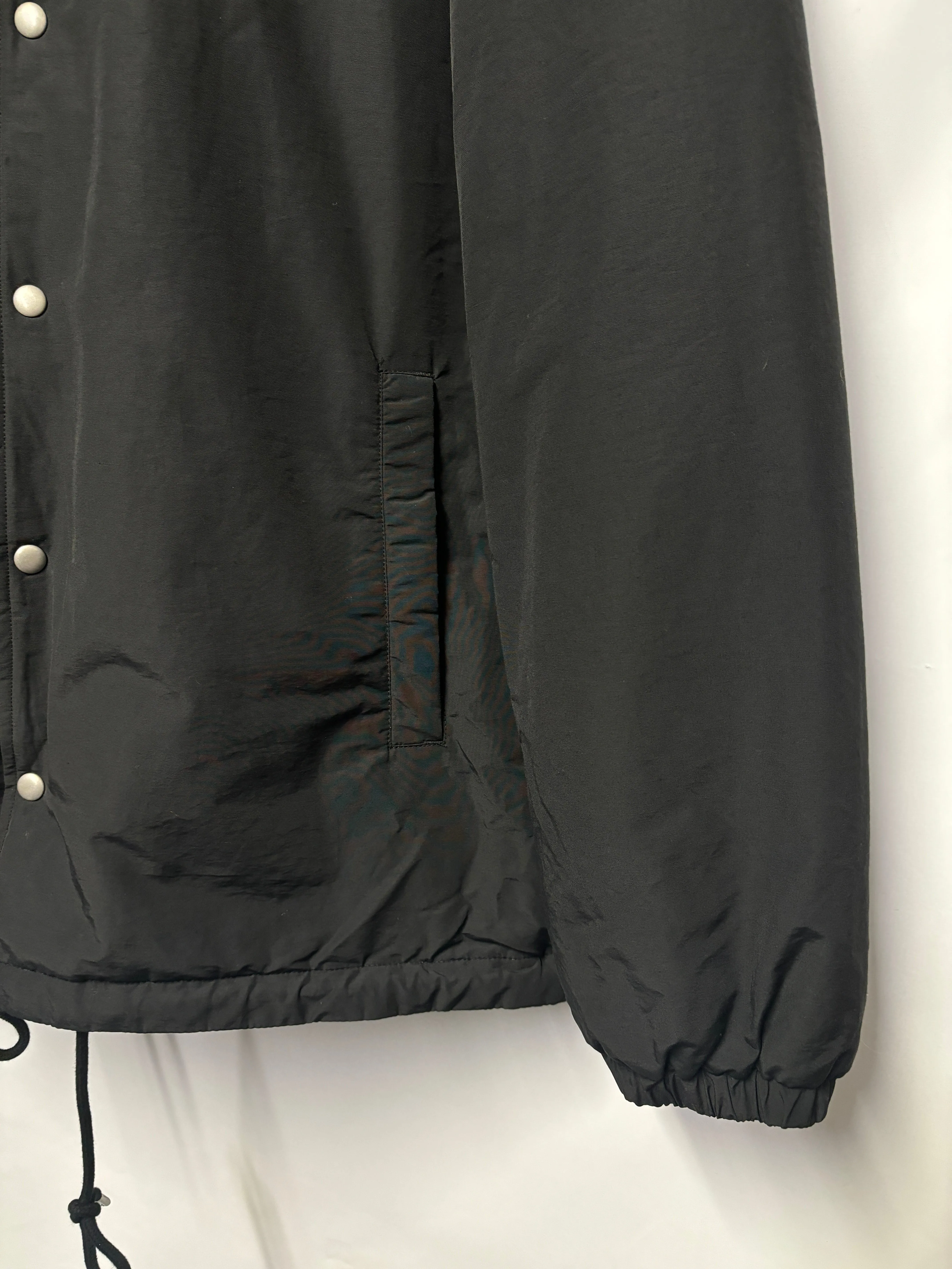 AllSaints Black Insulated Underground Coach Jacket Large