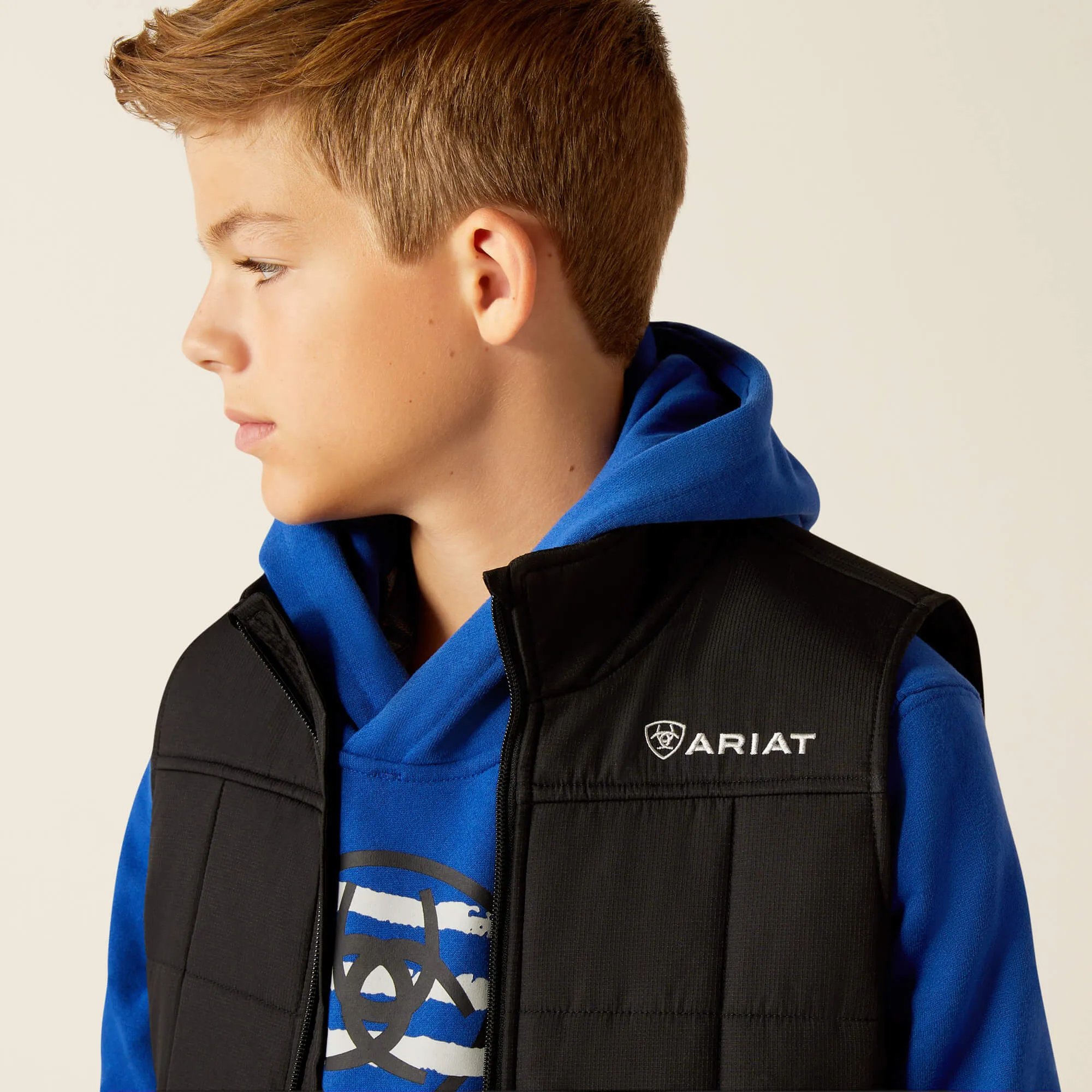 Ariat Boy's Cirus Insulated Vest in Black