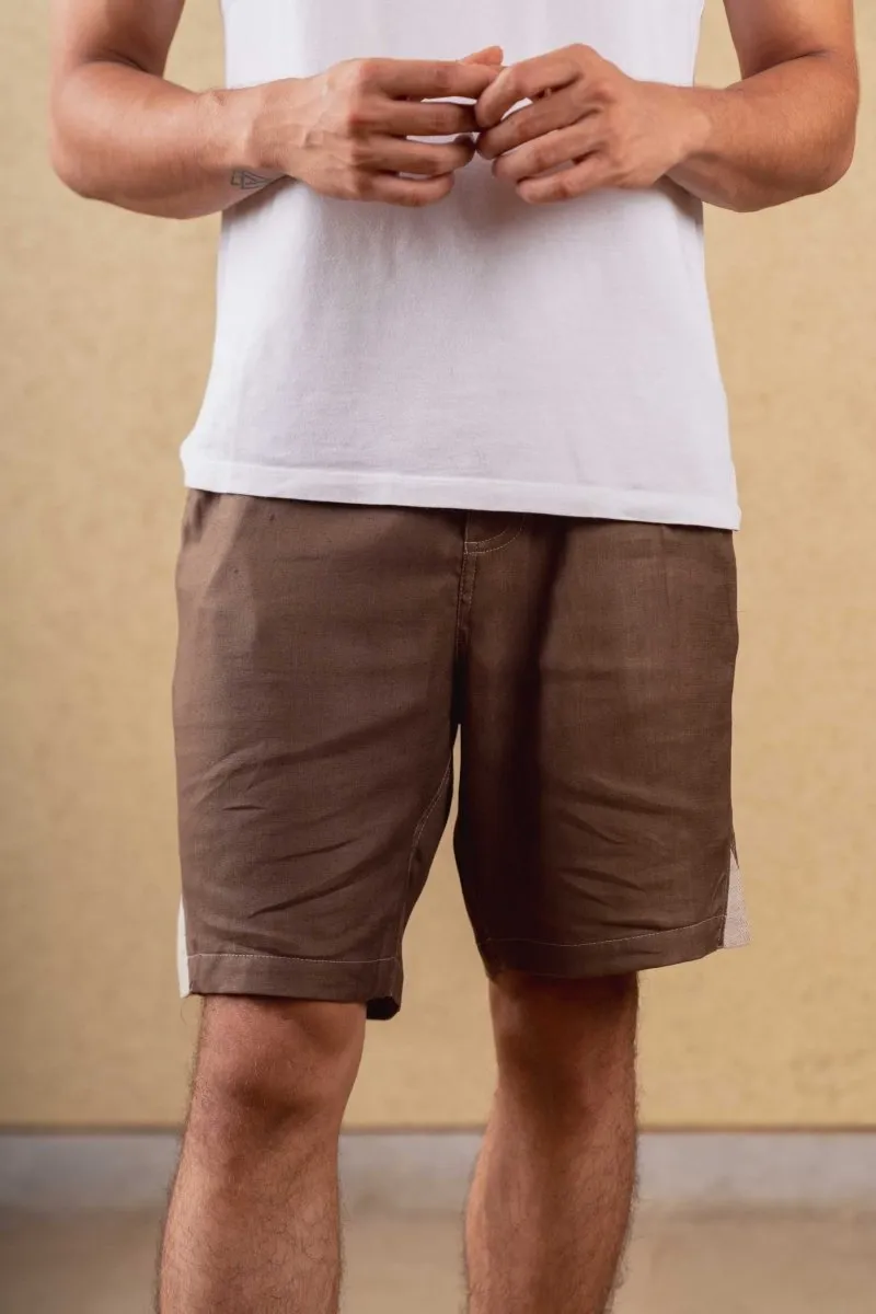 Azure Shorts - Brown - Hemp Tencel