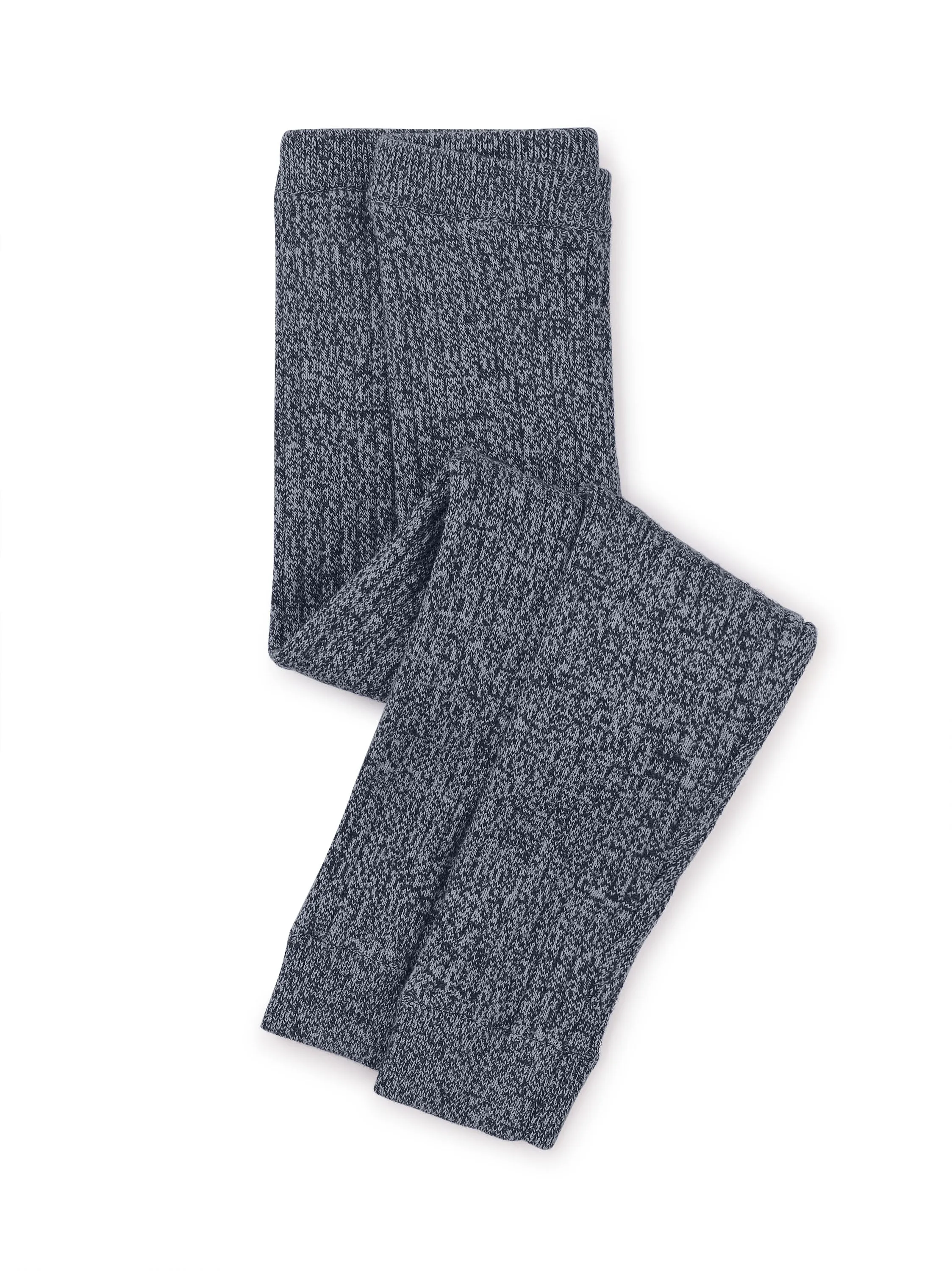 Baby Marled Sweater Leggings - Indigo