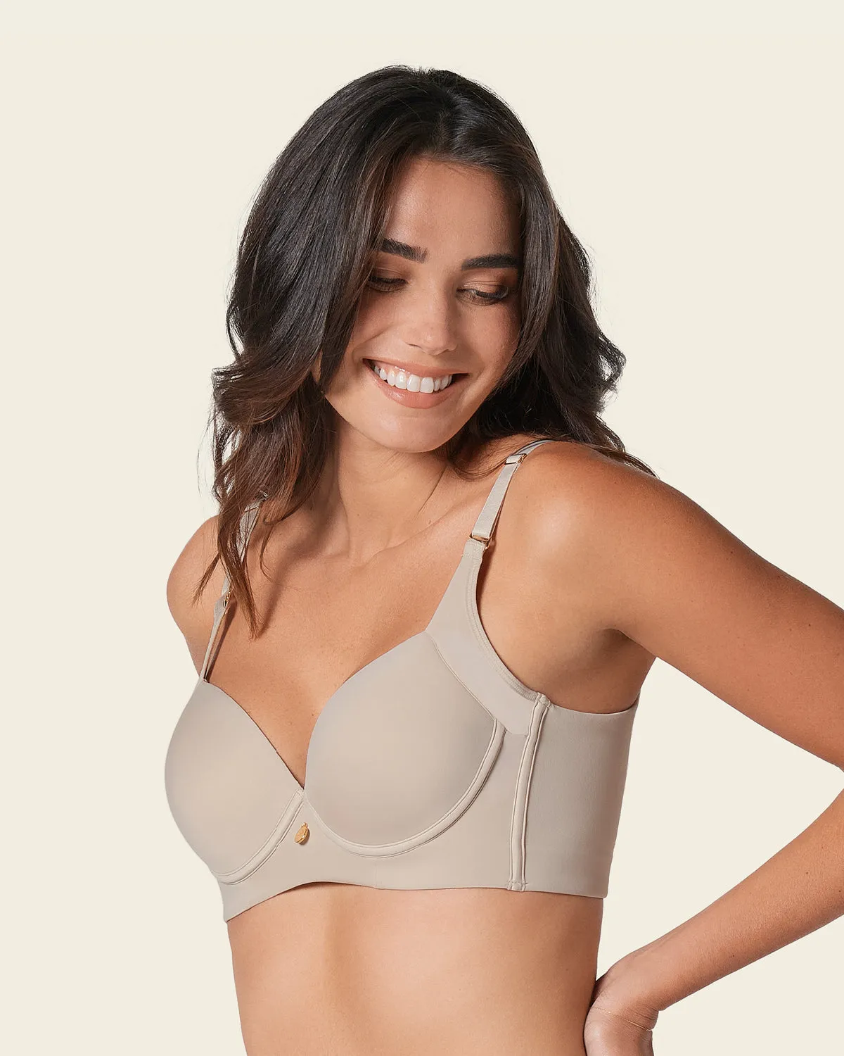 Back Smoothing Bra with Soft Full Coverage Cups