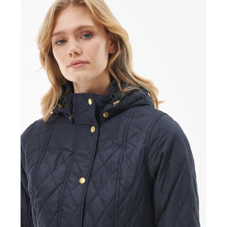 Barbour Ladies Millfire Quilt Jacket - Navy/Classic