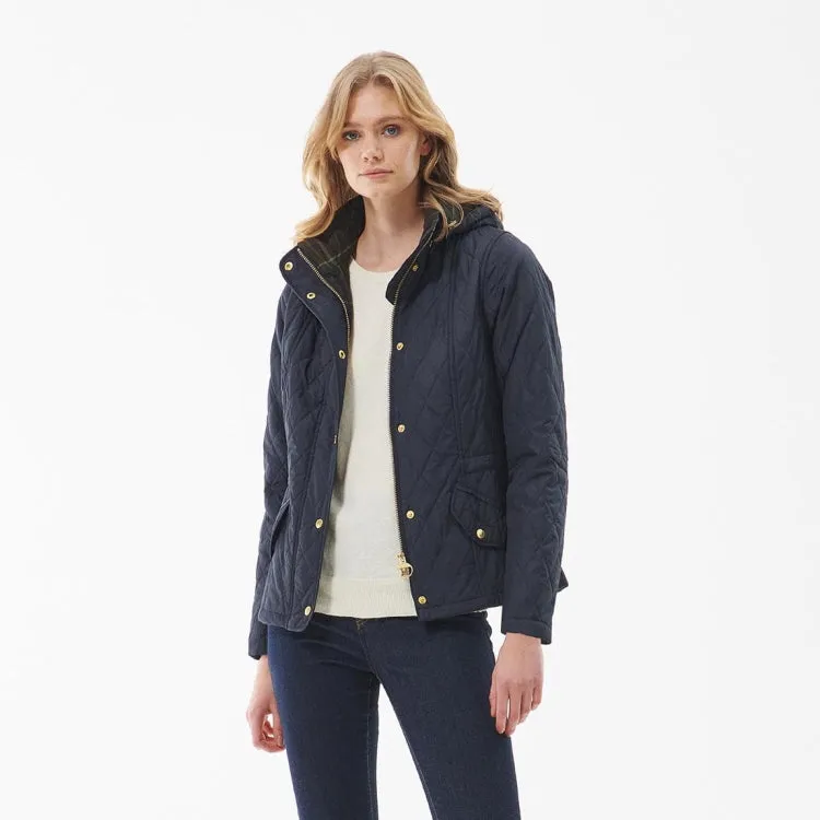 Barbour Ladies Millfire Quilt Jacket - Navy/Classic