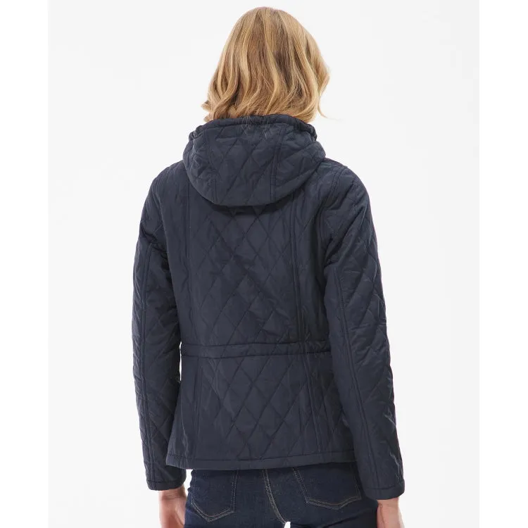 Barbour Ladies Millfire Quilt Jacket - Navy/Classic