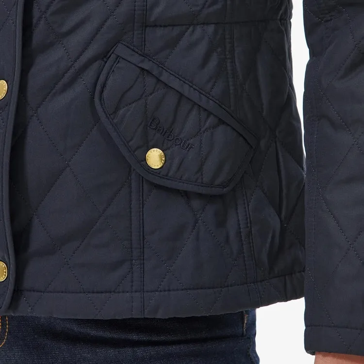 Barbour Ladies Millfire Quilt Jacket - Navy/Classic