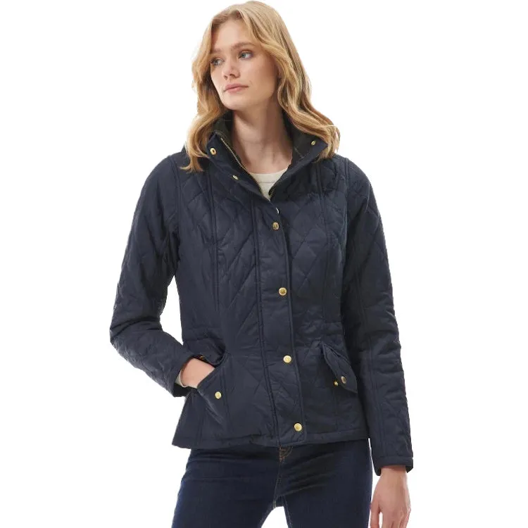 Barbour Ladies Millfire Quilt Jacket - Navy/Classic