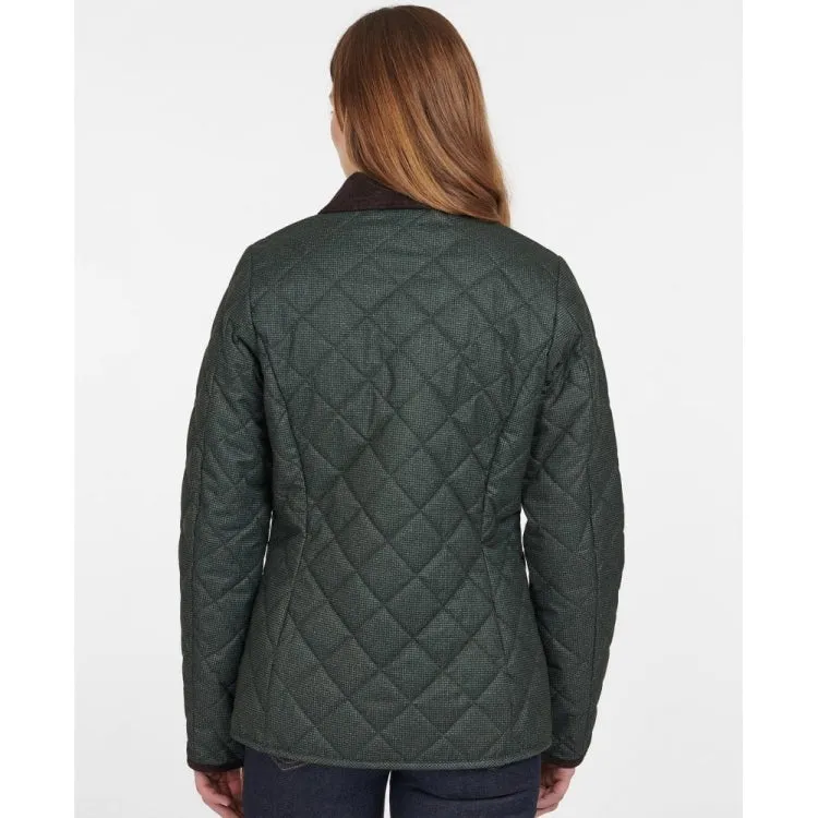 Barbour Ladies Snowhill Quilt Jacket - Olive-Natural