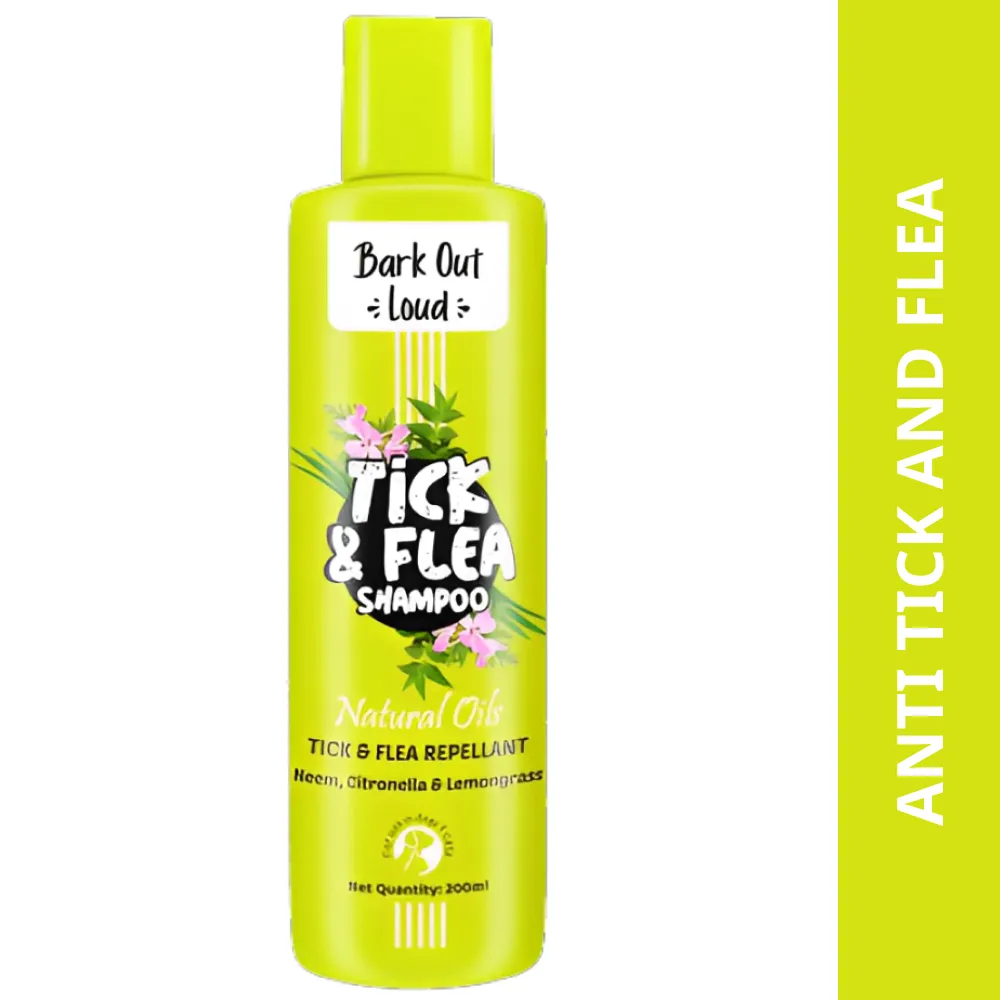 Bark Out Loud Tick & Flea Shampoo for Dogs and Cats