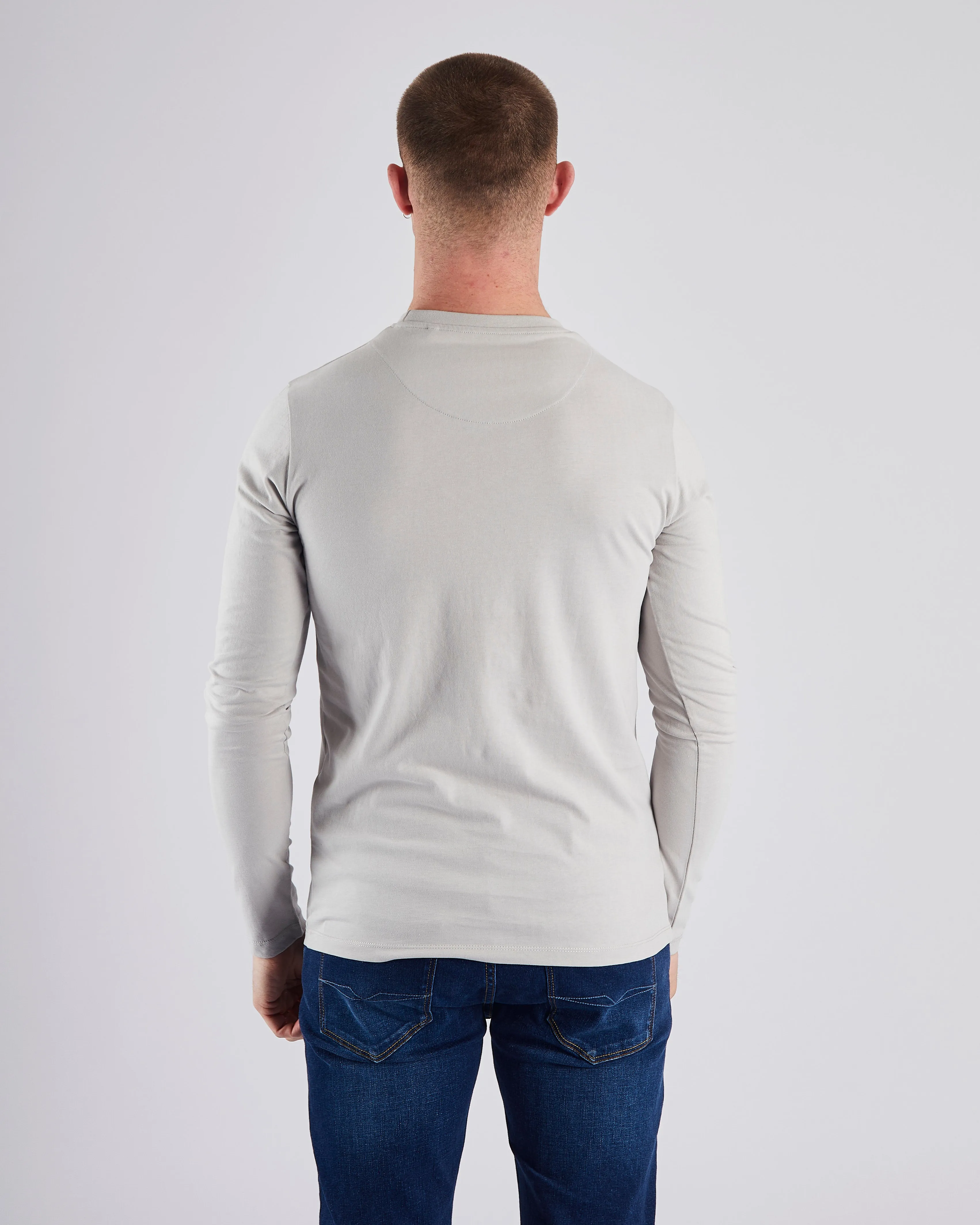 Basic Nilo  L/S Tee Ice Berg