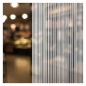 BDF 4WHSTR Decorative Window Film White Stripe