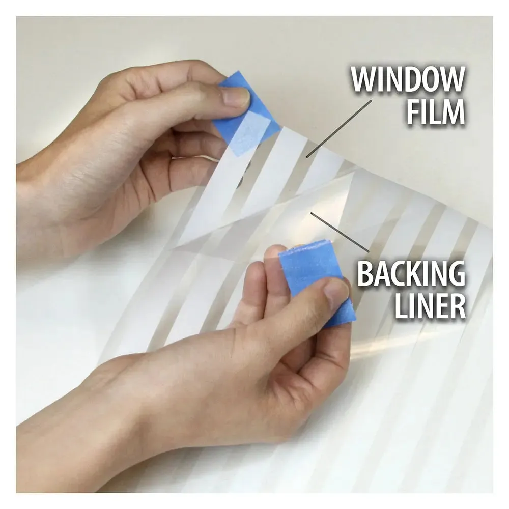 BDF 4WHSTR Decorative Window Film White Stripe