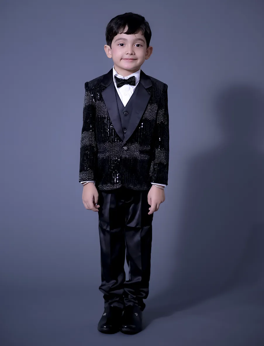 Birthday Black-Suit For Boy