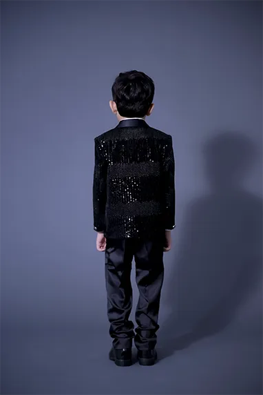 Birthday Black-Suit For Boy