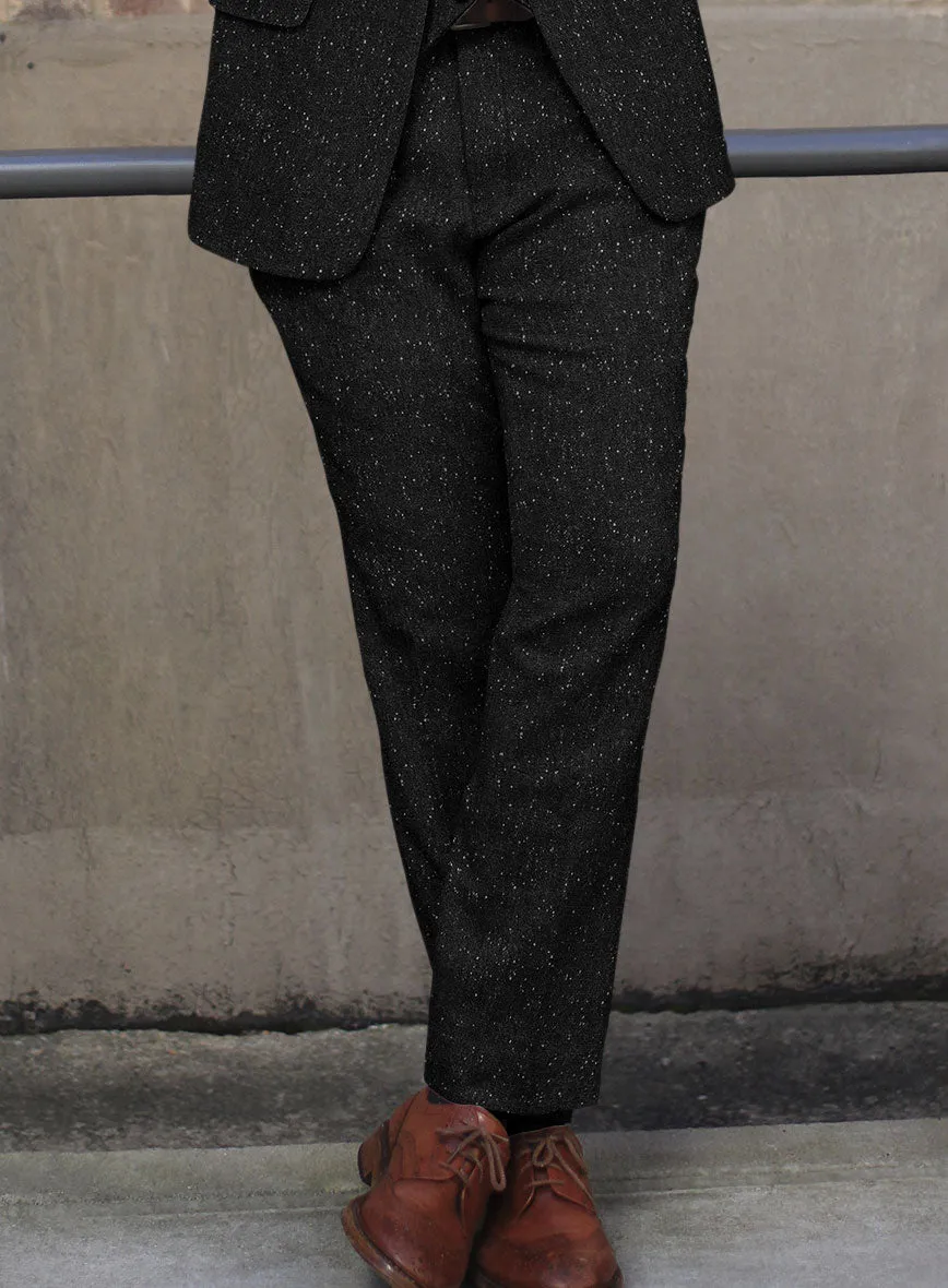 Black Flecks Donegal Tweed Suit