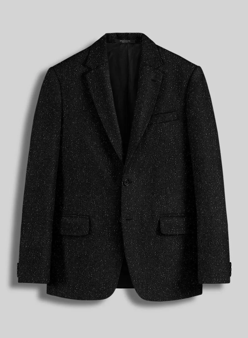 Black Flecks Donegal Tweed Suit