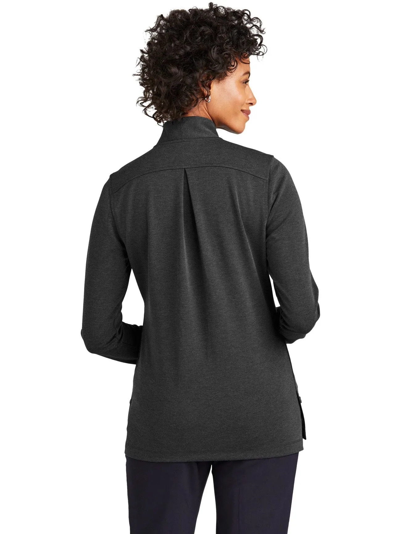 Brooks Brothers Ladies Mid-Layer Stretch 1/2-Button