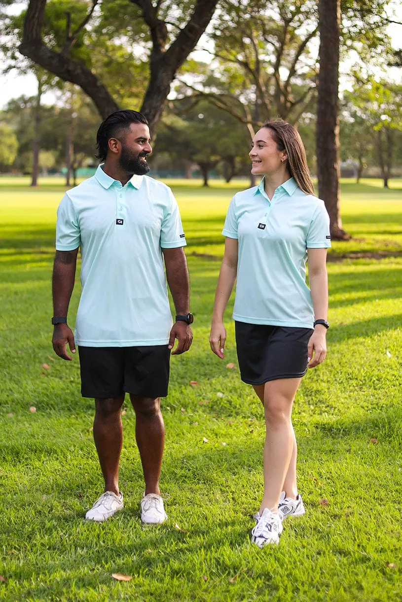 CA Ladies Iconic Golf Shirt | Aqua