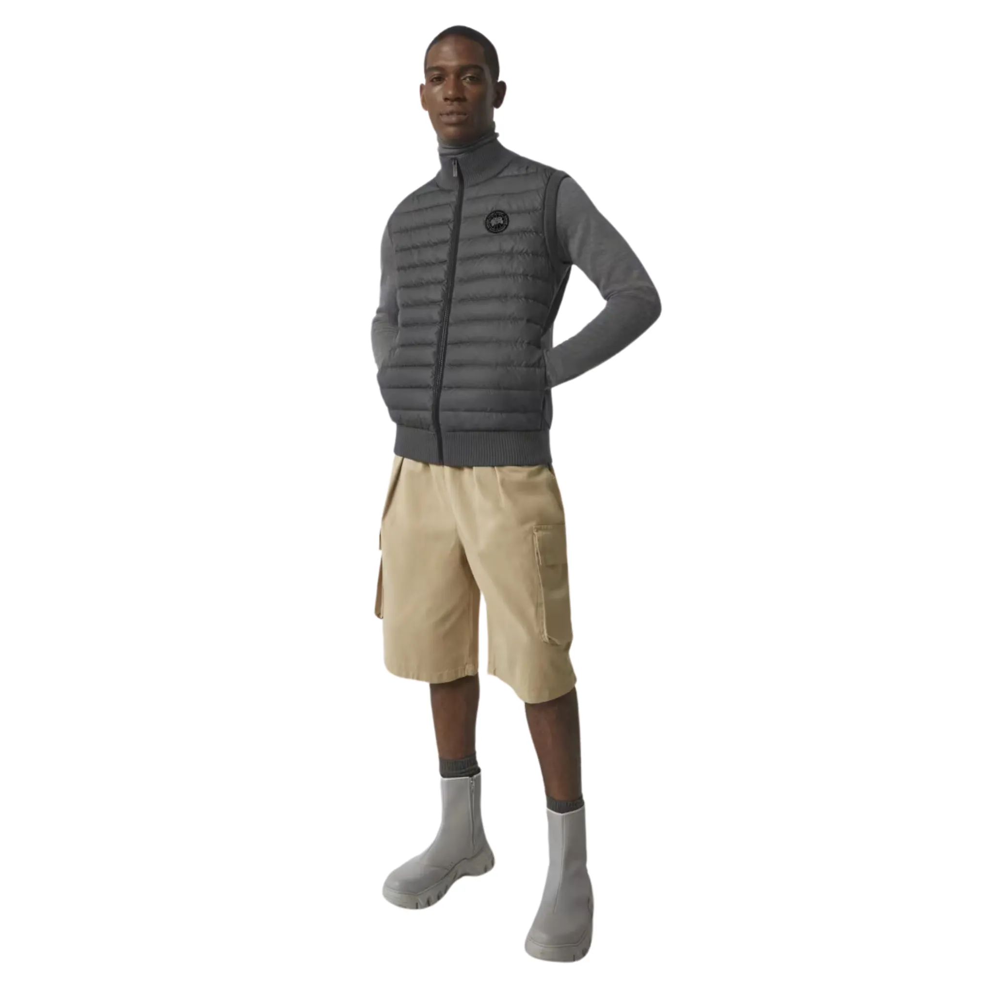 Canada Goose Men's Hybridge Knit Vest - Black Disc