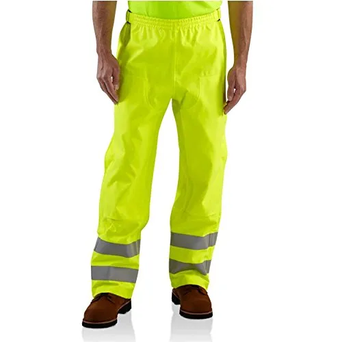 Carhartt B214 Men's Polyester Nylon WP Reflective High Visibility Class E Work Pants