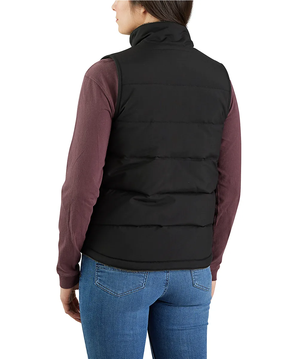 Carhartt Women's Sherpa Quilted Vest - Black