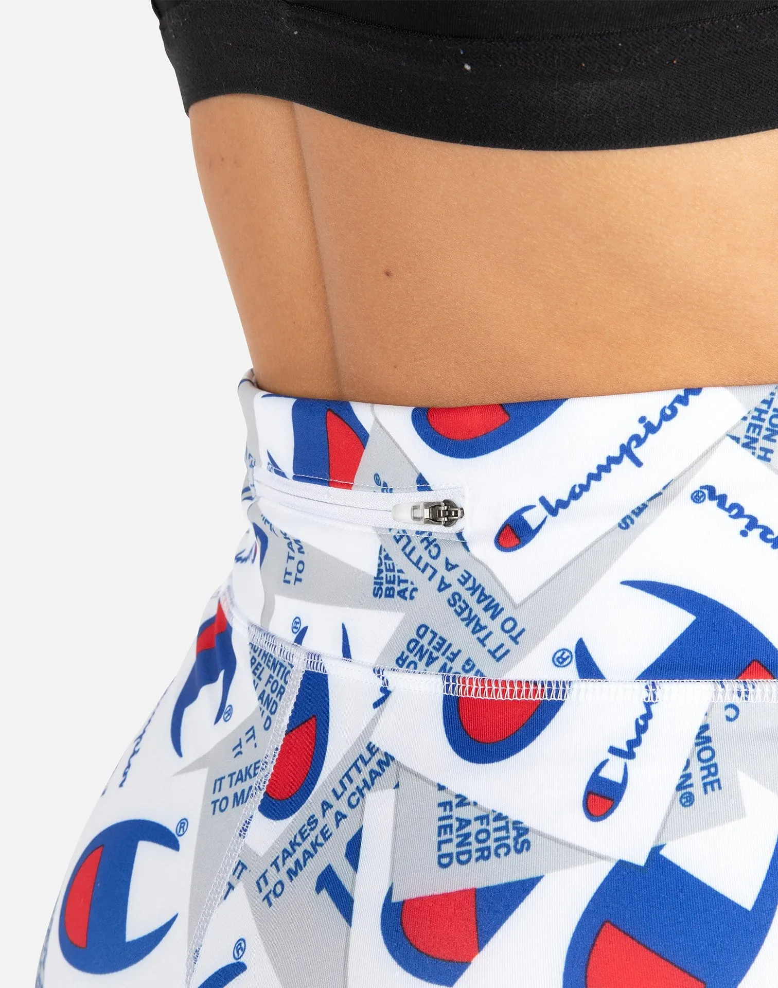 Champion HIGH-WAISTED JOCK TAG AOP LEGGINGS