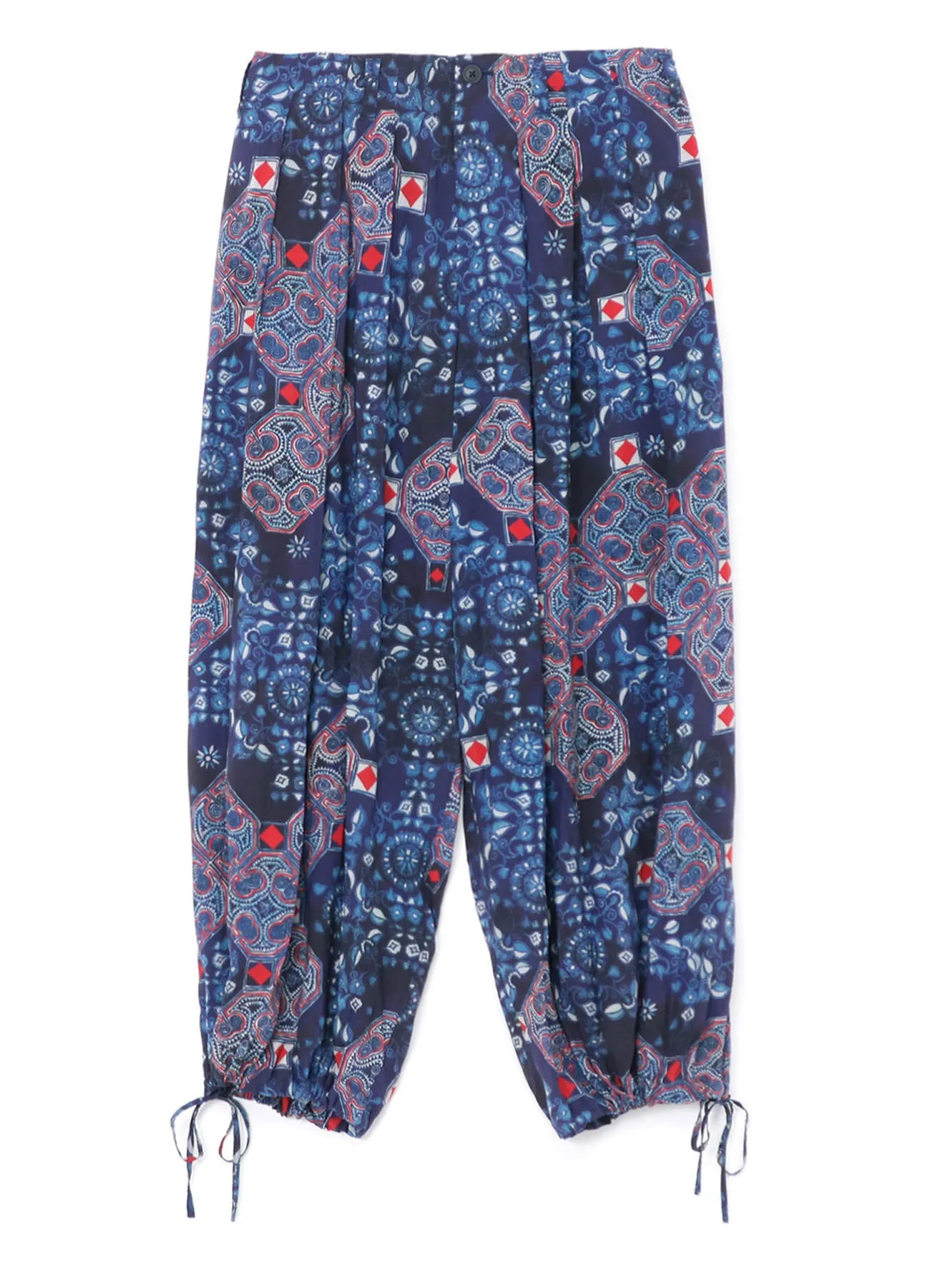 CHINOISERIE-C PRINTED DRAWSTRING BALLOON PANTS