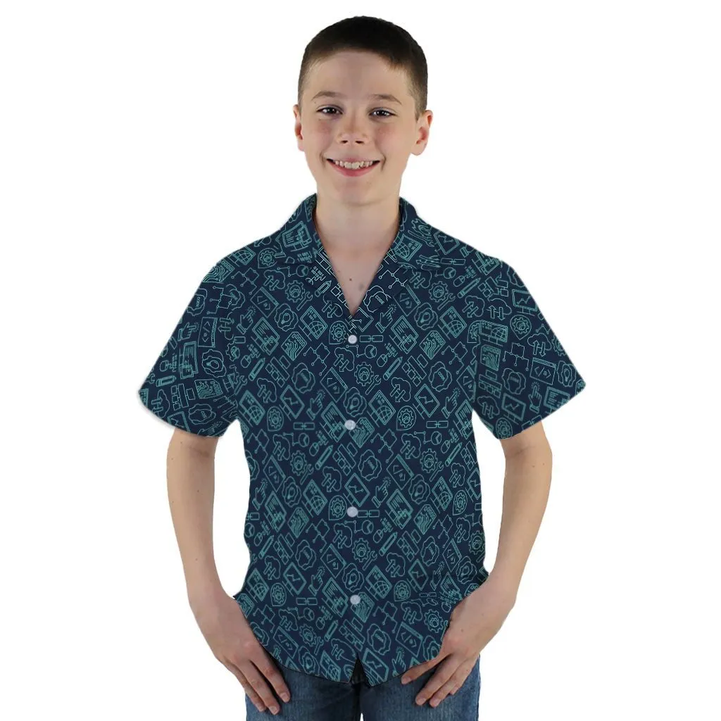 Computer Internet Technology Youth Hawaiian Shirt