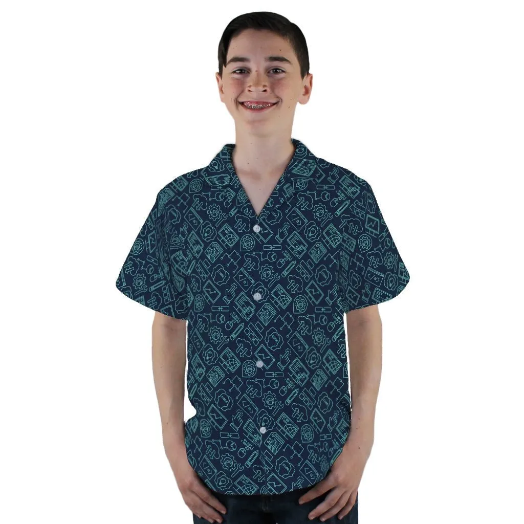 Computer Internet Technology Youth Hawaiian Shirt