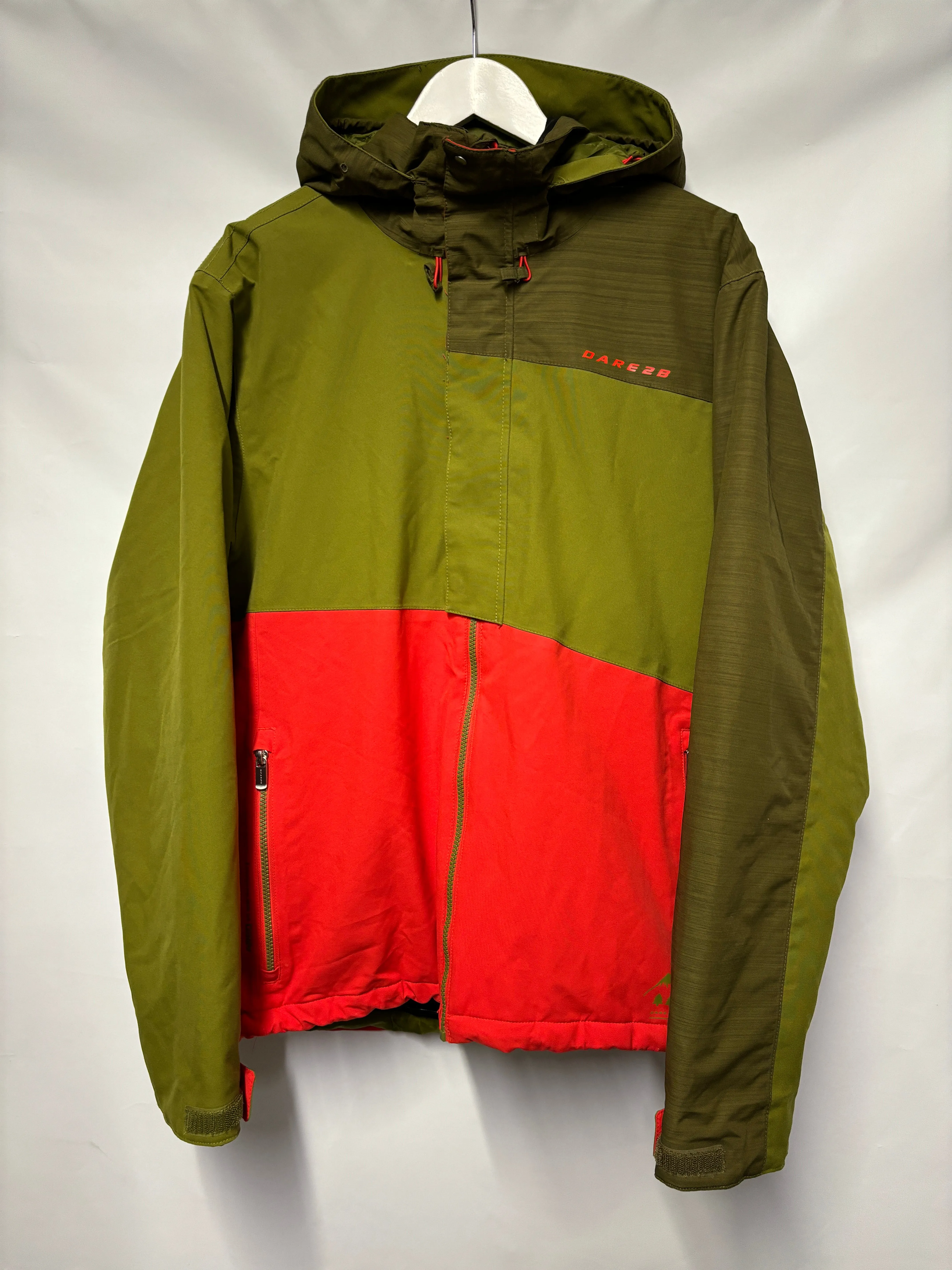 Dare 2b Red and Green Ared 20K V02 Stretch Snowboard Jacket Large