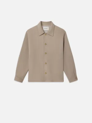 Double Face Shirt Jacket -- Dove