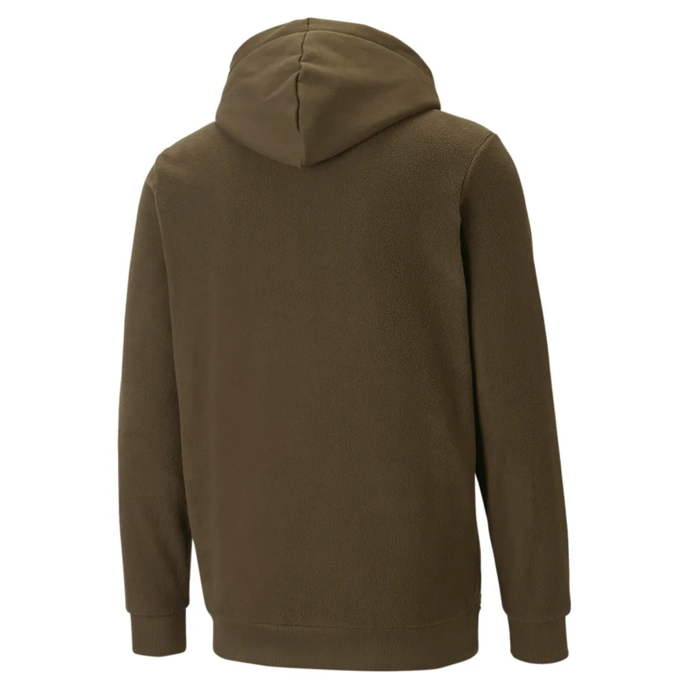 Essential Elevated Polarfleece Logo Pullover Hoodie