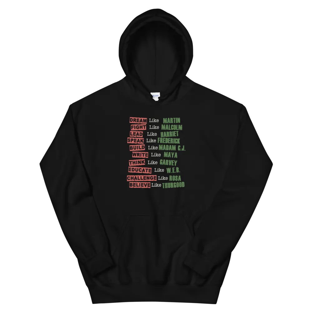 Fight Like Melanin Icons Hoodie