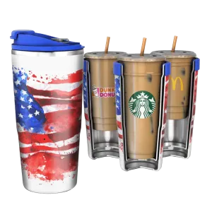 FrostBuddy® 30oz To-Go Buddy Paint Merica Coffee Insulator TOGO30-PAINTMERICA