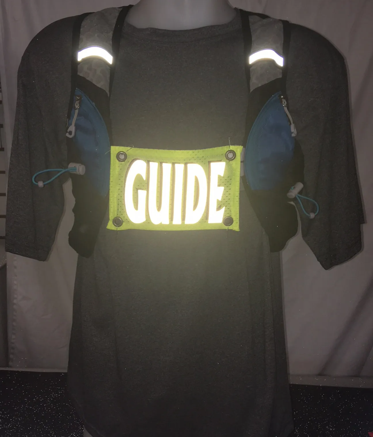 Give 3 Feet Clip On High Vis Reflective Reusable Bib