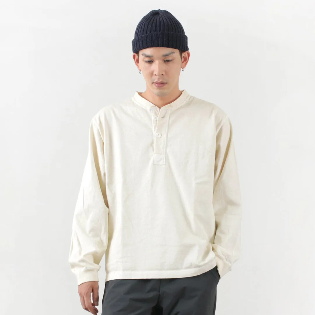 GOOD ON / L/S heavy henley T