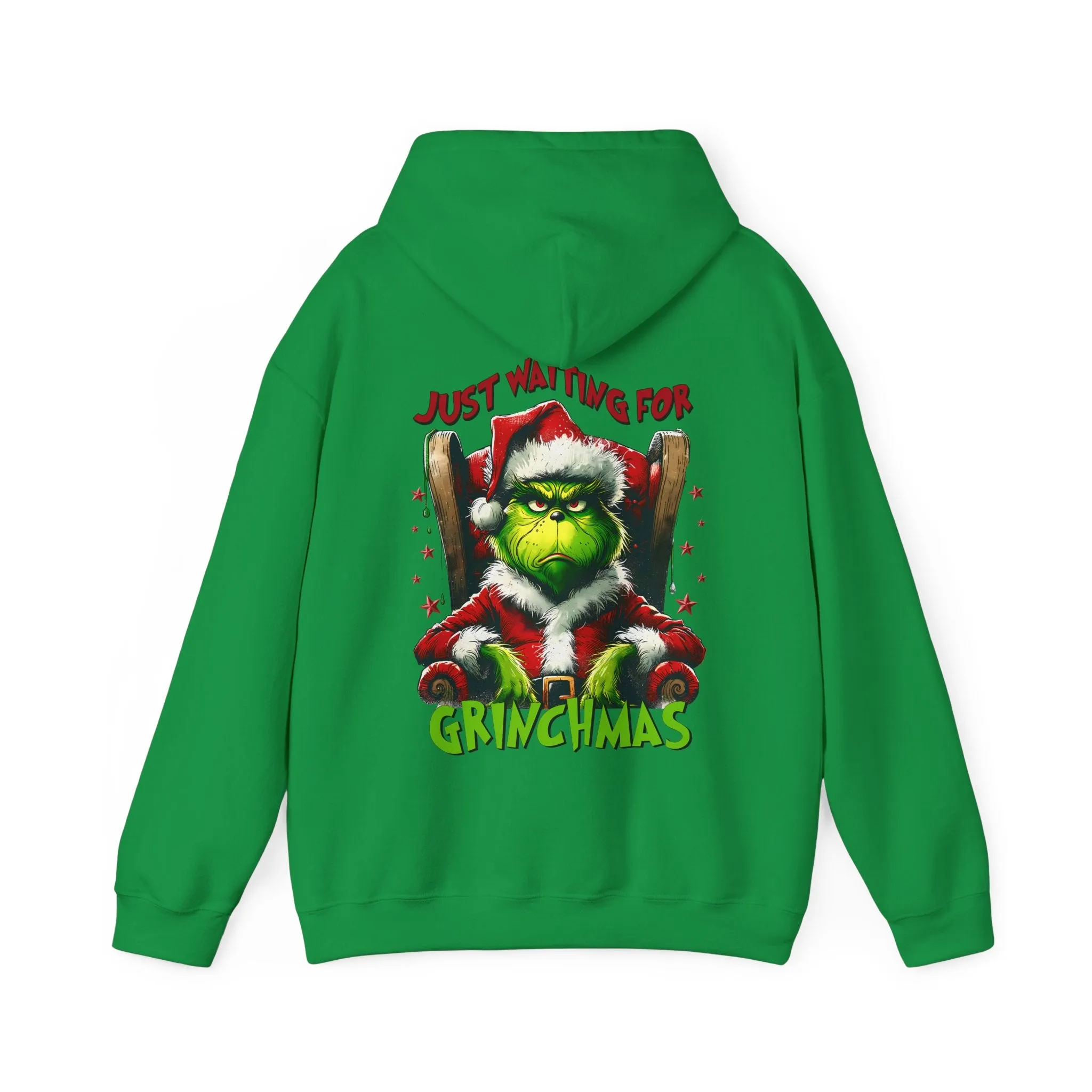 Grinch Christmas Hoodie – Just Waiting for Christmas Design