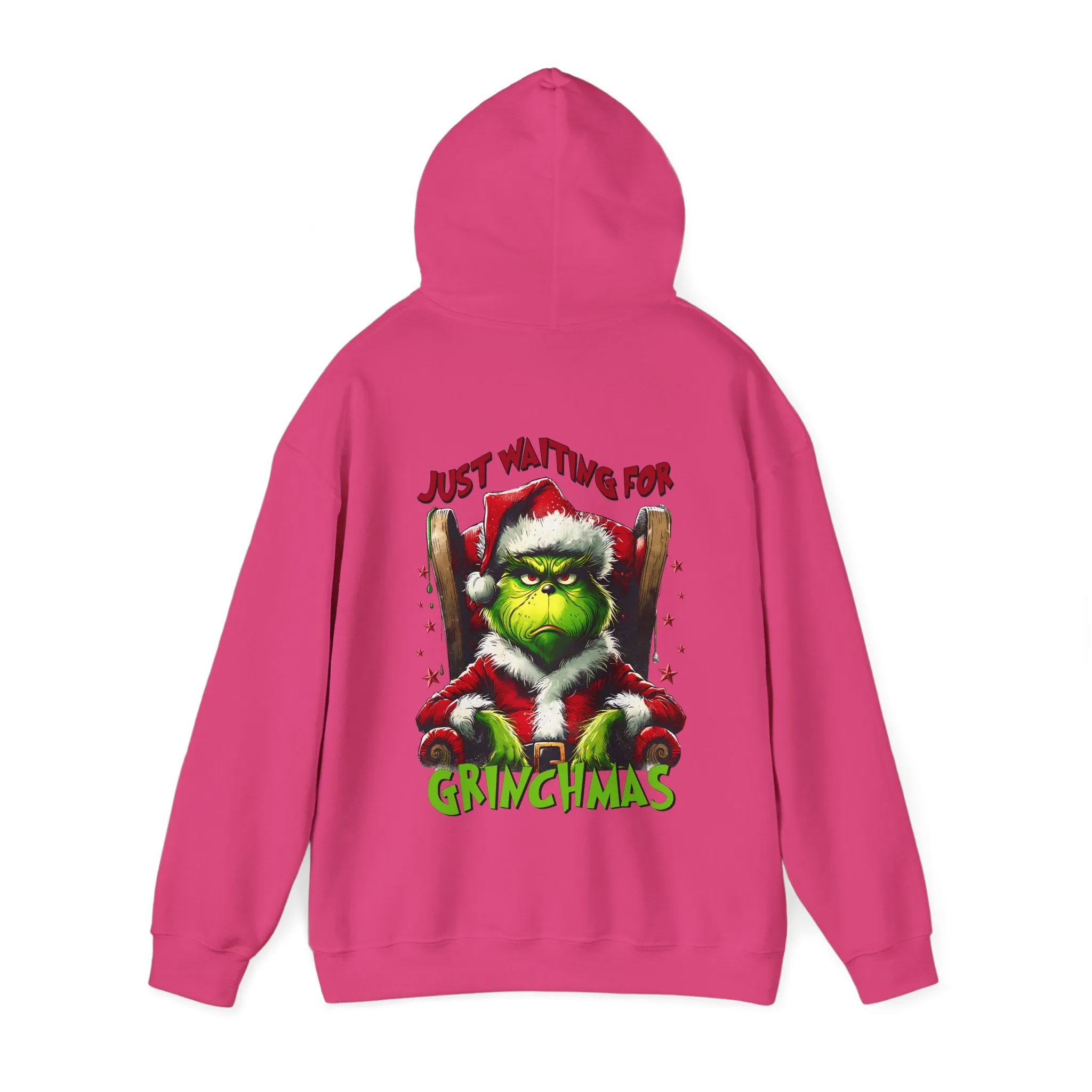 Grinch Christmas Hoodie – Just Waiting for Christmas Design