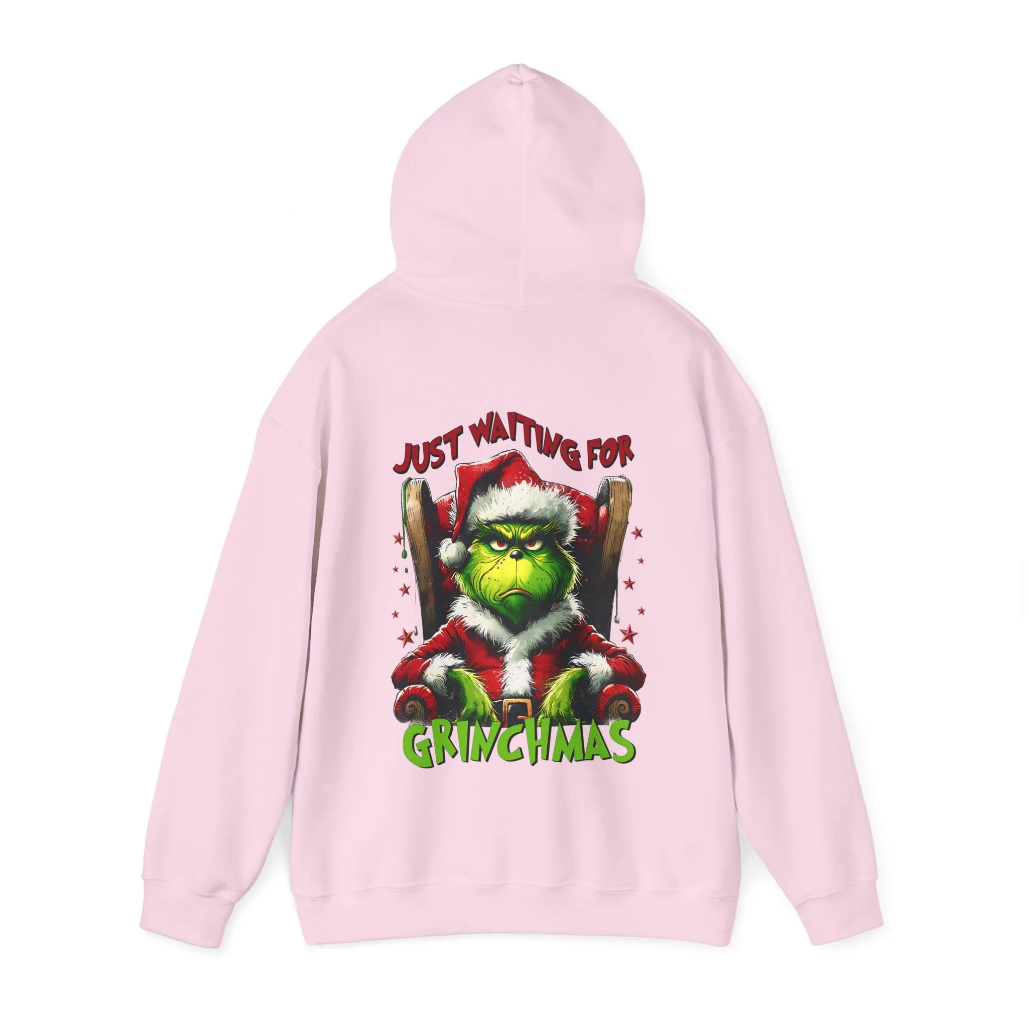 Grinch Christmas Hoodie – Just Waiting for Christmas Design