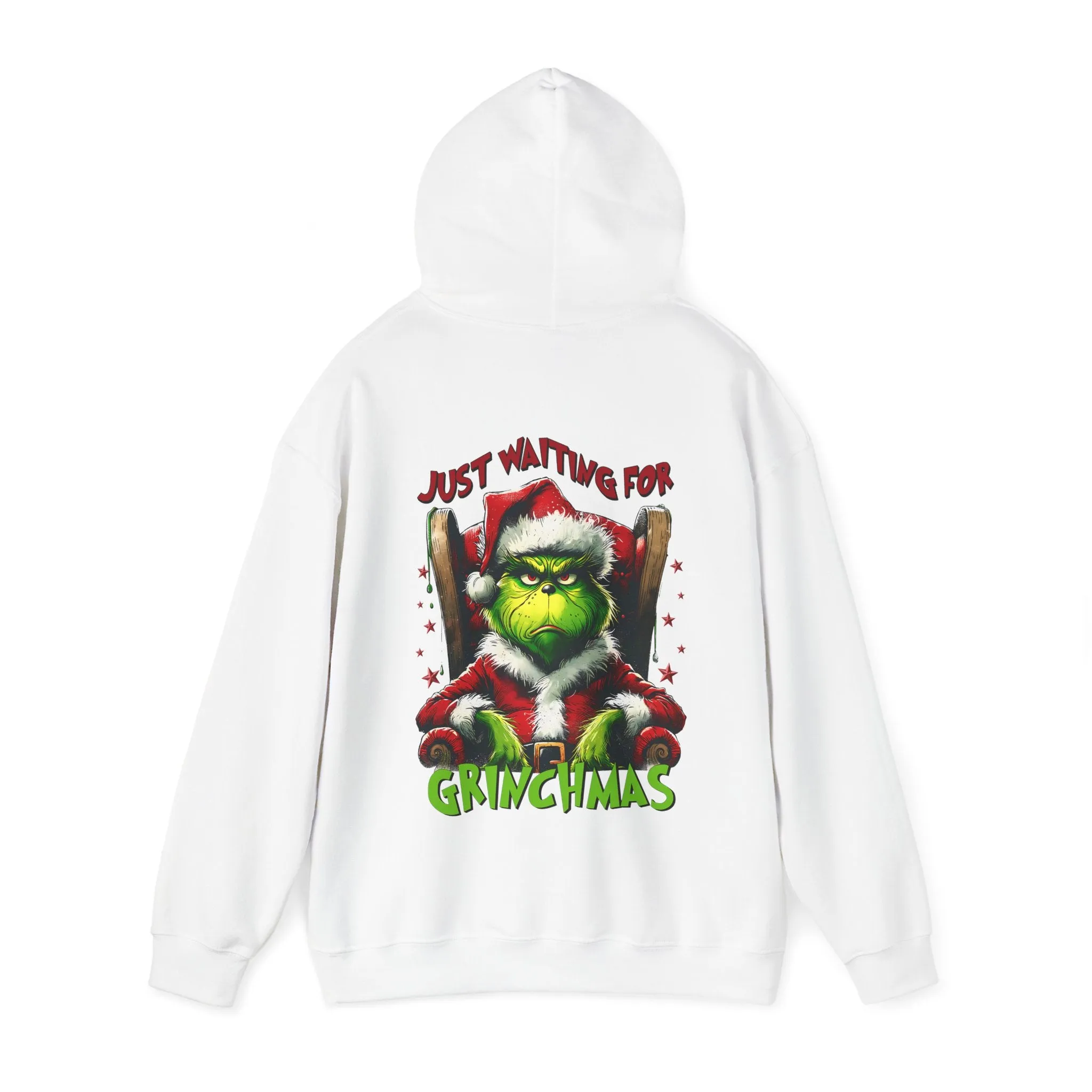 Grinch Christmas Hoodie – Just Waiting for Christmas Design