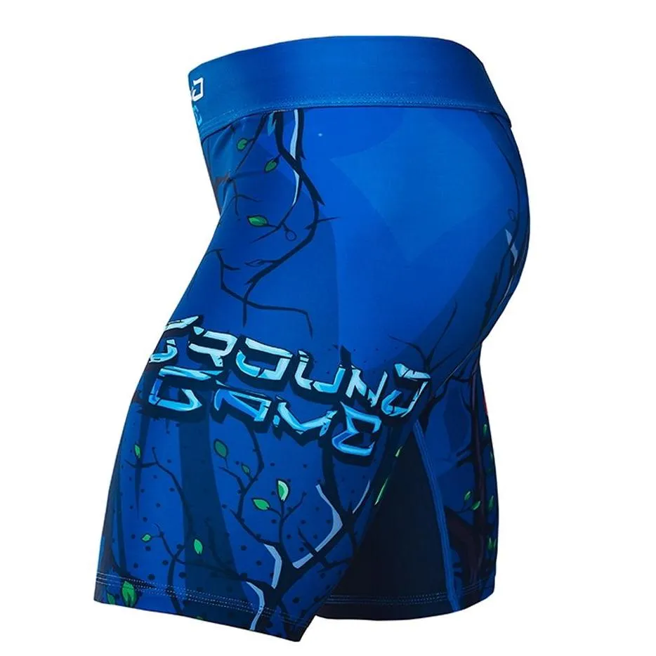 Ground Game "Azure Dragon" Vale Tudo Shorts