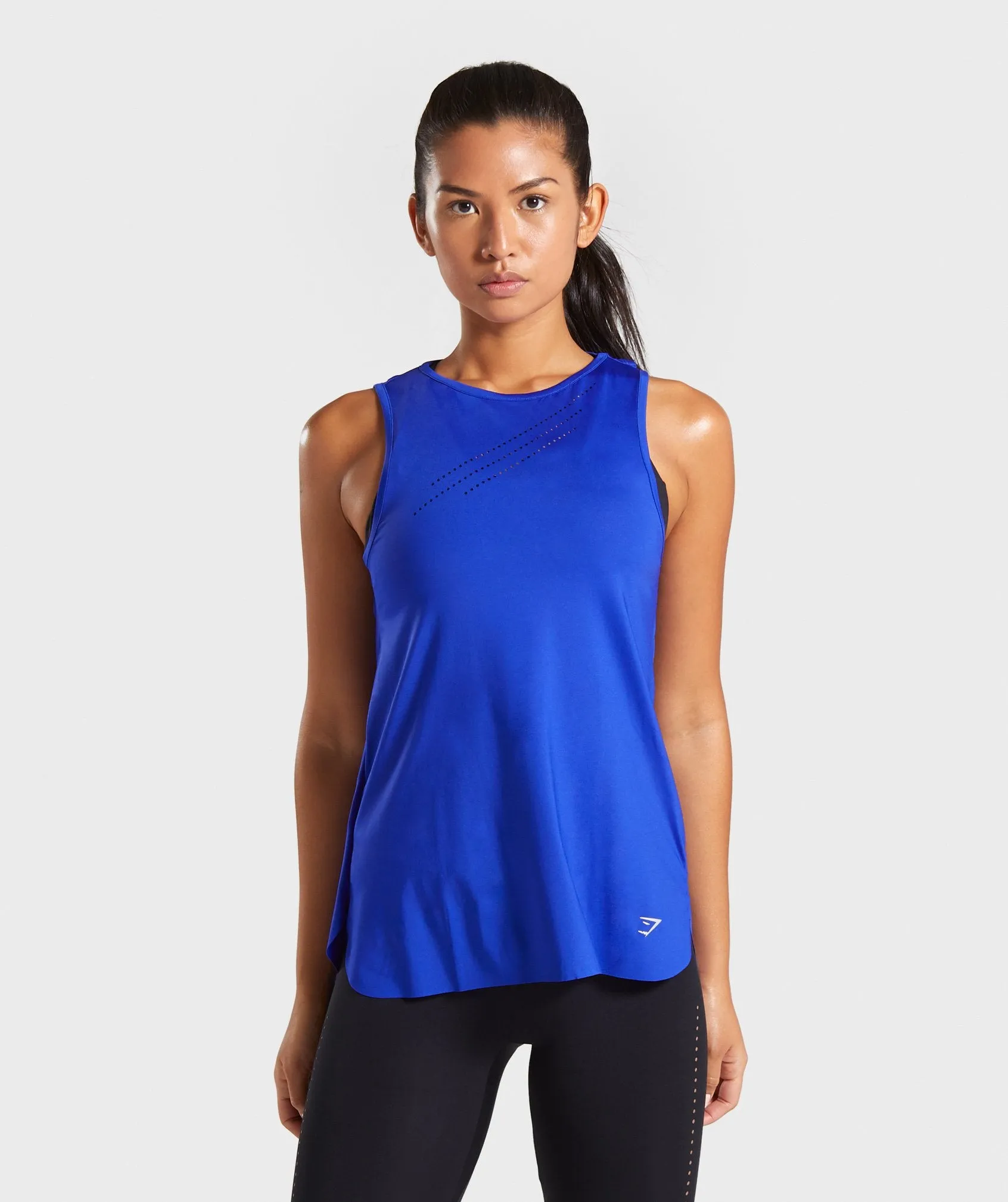 Gymshark Laser Cut Tank - Blue