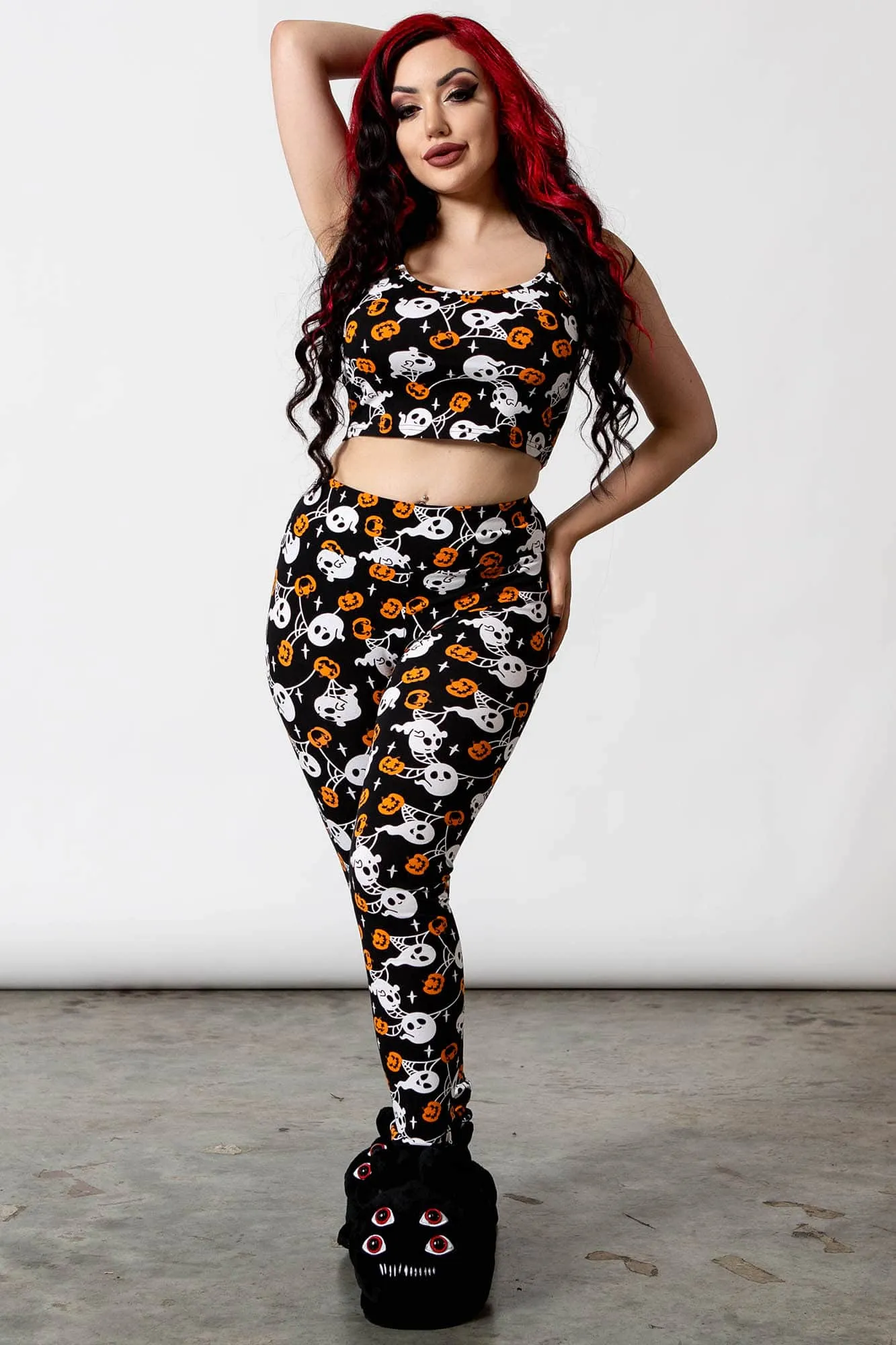 Haunted Pumpkin Cropped Cami