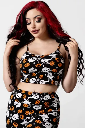 Haunted Pumpkin Cropped Cami