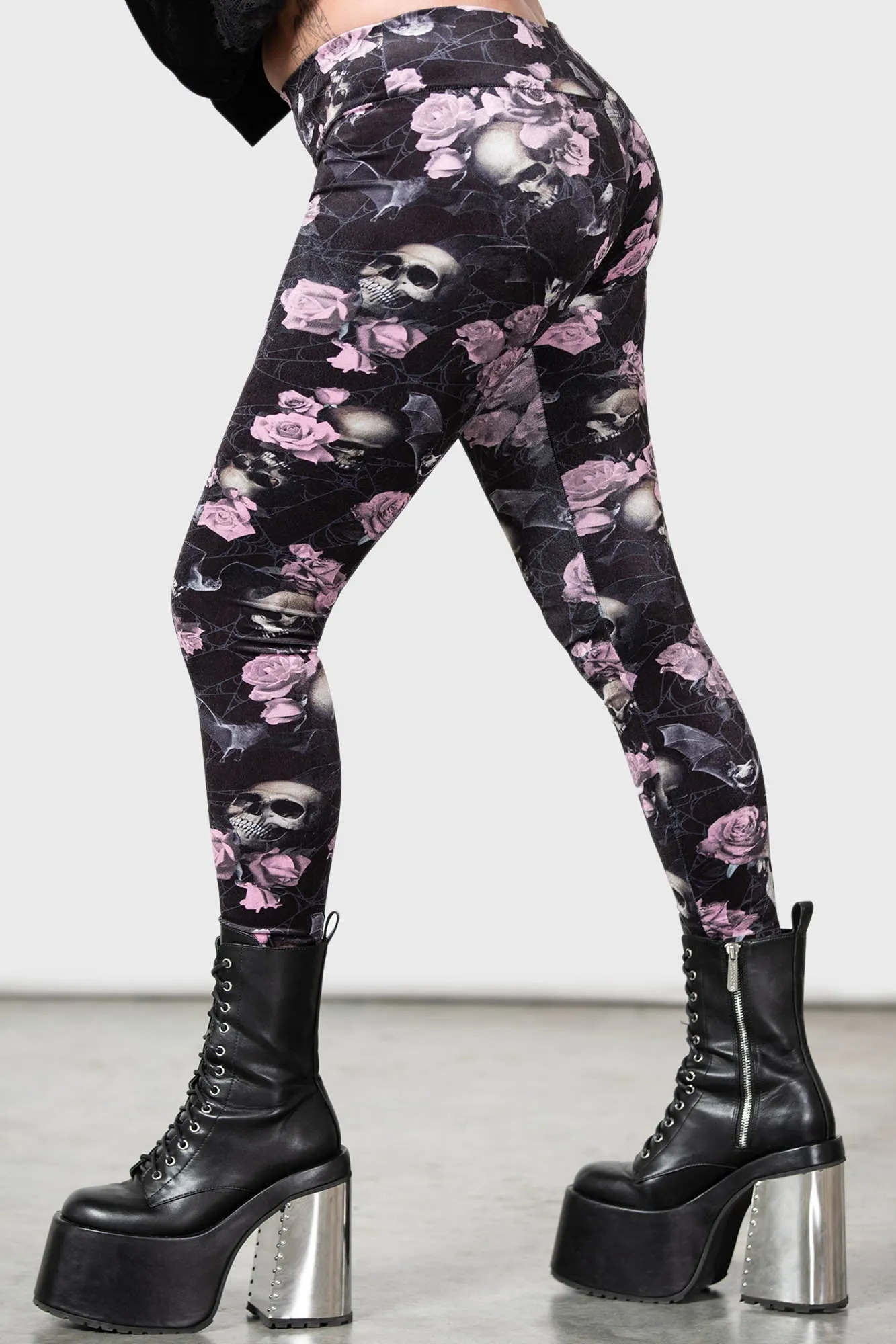 Hematite Leggings [BLACK/PINK] - Resurrect