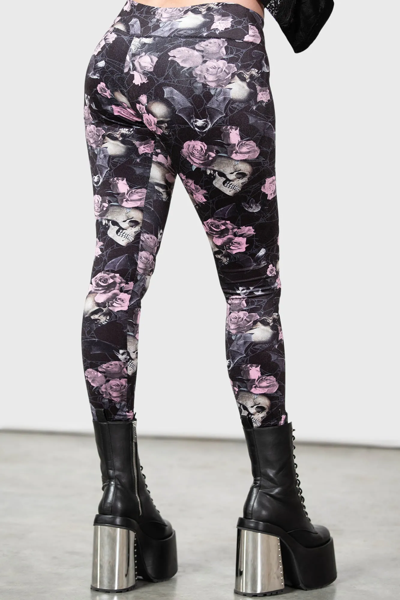 Hematite Leggings [BLACK/PINK] - Resurrect