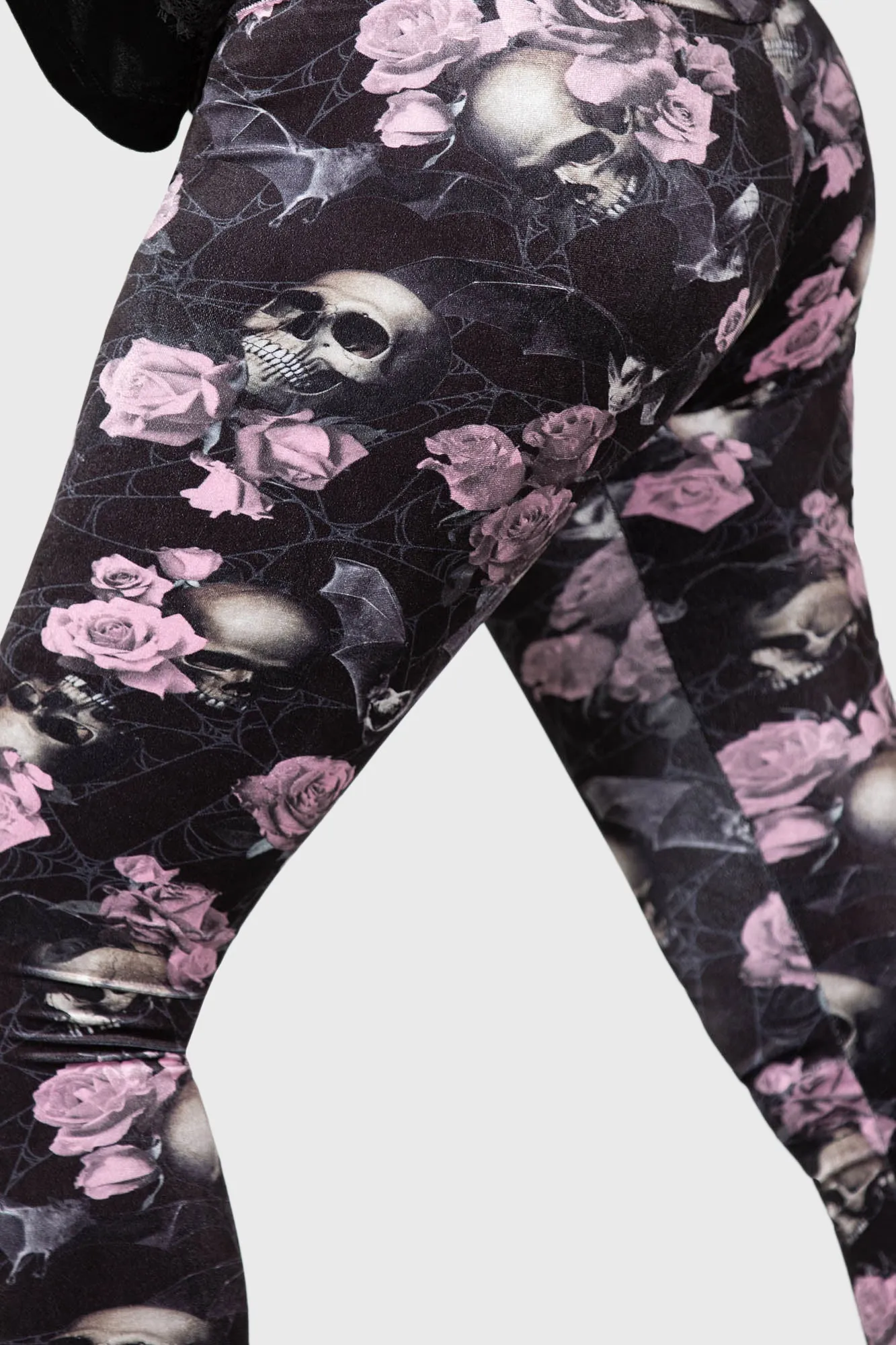 Hematite Leggings [BLACK/PINK] - Resurrect