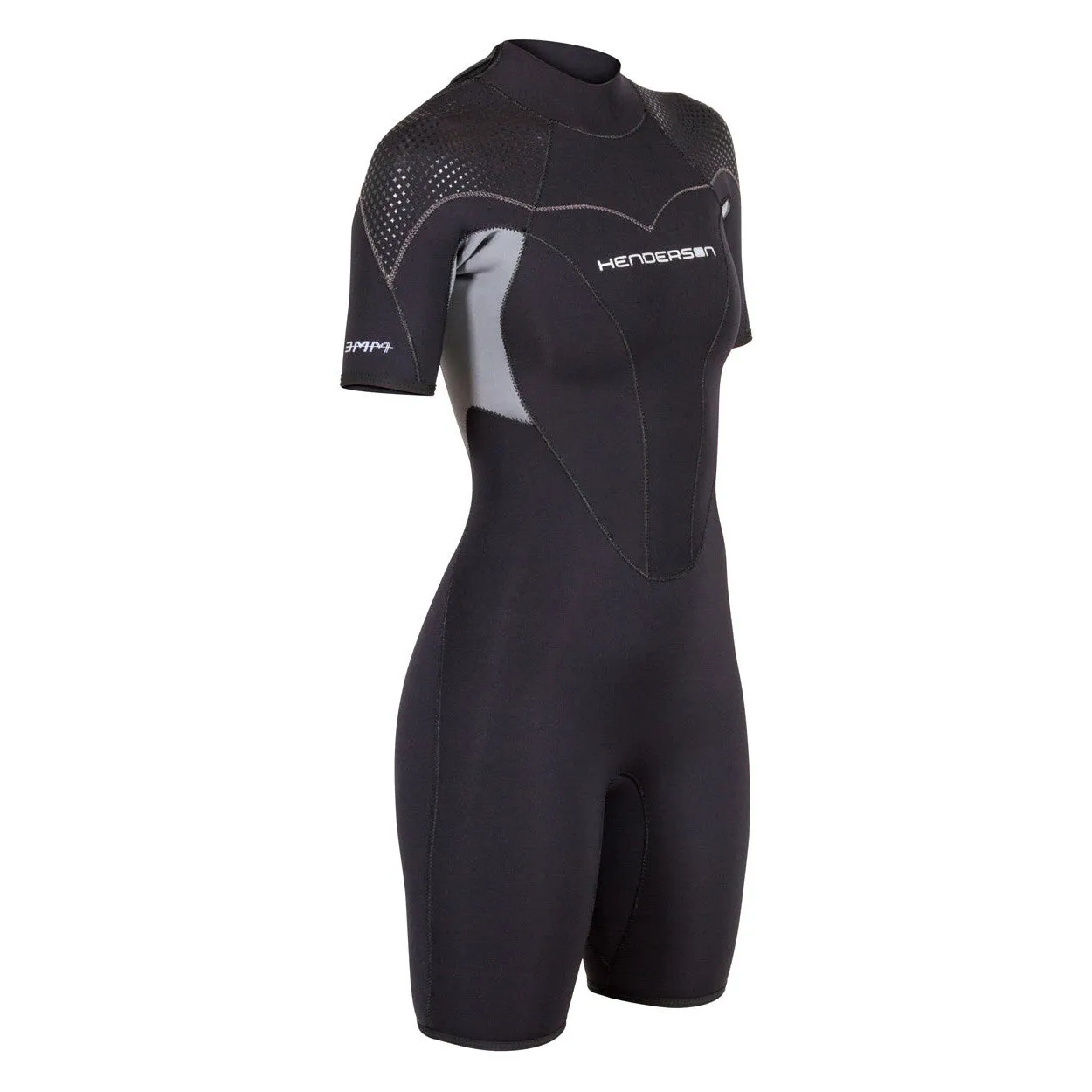 Henderson 3mm Womens Thermoprene Pro Back Zip Shorty Wetsuit