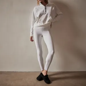 High Rise Leggings - White